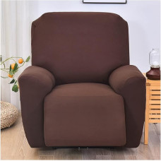 Recliner Covers, Stretch Armchair Protector, Relaxing Chair Covers, Pack of 4, Recliner Chair Covers for Relaxing Chair (Colour: #41)