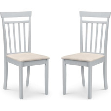 Julian Bowen Coast valgomojo kėdžių rinkinys, 2 vnt., pilka