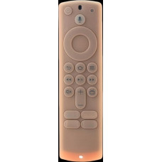 Silikon-Schutzhülle für Fernbedienung 3./4K/HD, rutschfest, leuchtende Schutzhülle mit Handschlaufe, Orange