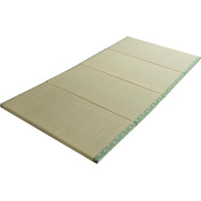 MAXYOYOYO Tatami kilimėlis japoniškam futono čiužiniui (Shikibuton) - pagamintas iš natūralios žolės, gaivaus kvapo - puikiai tinka miegui ant grindų ir nugaros skausmams malšinti (200 x 100 x 3 cm)