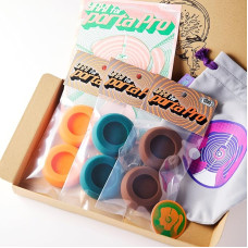 YAXI Ohrpolster für Koss PortaPro, 3 Paar + Tasche (Orange + Grün + Braun) + Tasche