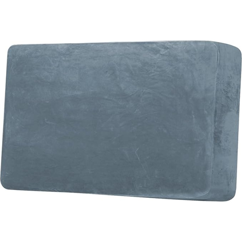 LINGKY Stretch Velvet Non-Slip Sofa Couch Cushion Cover - nuimami sofos sėdynių užvalkalai su elastiniu pagrindu, skalbiami elastiniai baldų apsauginiai užvalkalai Protector (akmeninė mėlyna, 2 vnt.)