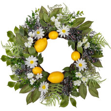 Door Wreath Lemon