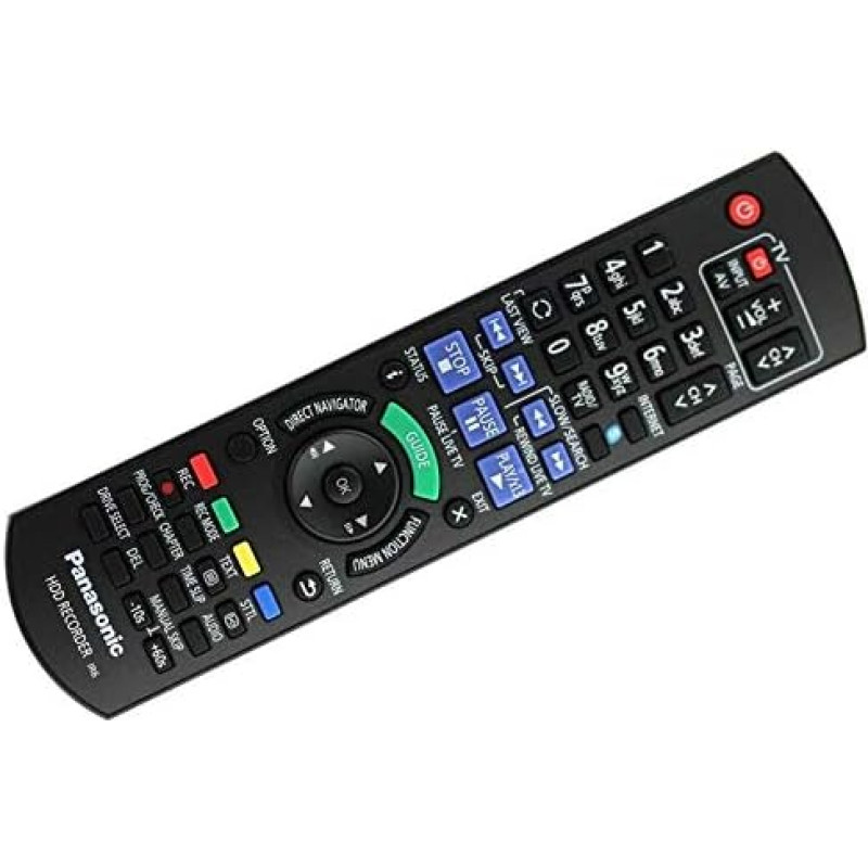 Panasonic N2QAYB000914 Remote Control for DMR-HCT130, DMR-HCT230, DMR-HST130, DMR-HST230