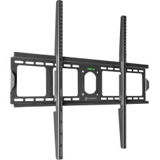 ONKRON UF4 Large Flat TV Wall Mount for 55-100 Inch TVs up to 75 kg - Ultra Slim TV Wall Mount Fixed Max 800 x 600 VESA Mount TV Wall / Universal TV Mount Wall Black