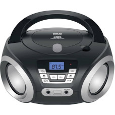 Silva-Schneider PCD 19.1 FM Radio, CD Player, AUX, Mains and Battery Operated, Black