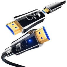 DGHUMEN 8K HDMI Fiber Optic Cable 30M, 48Gbps Ultra High Speed HDMI 2.1 Cable 8K@60Hz 4K@120Hz Dolby/Dynamic HDR/HDCP 2.3/eARC Compatible with TV/PS5/PS4/Xbox Series X/Monitor/Laptop