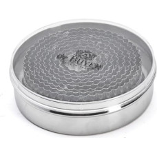 De Buyer Dosen Mit 9 Runden Ausstechern, Silikon, grau, 13.9 cm