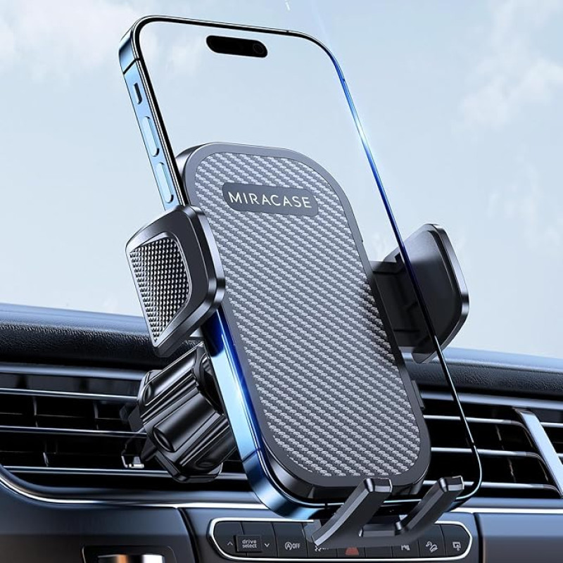 Miracase Mobile Phone Holder Car Mobile Phone Holder for Car Ventilation Universal Car Smartphone Holder for iPhone 15/14/13/12/11/SE/XS/XR/X/8/7/Samsung/Huawei/Xiaomi etc