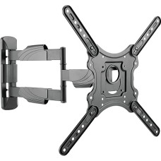 SCHWAIGER 9420 TV Wall Mount 23-75 Inch Tiltable / Swivelling Max. 35 kg / VESA Standard 400 x 400 / Includes Mounting Accessories Black