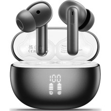 Aoslen Wireless Earbuds, Bluetooth 5.3 In-Ear Headphones with 4 ENC Microphones, Bluetooth Headphones, 42 Hours Playtime and LED Display, Wireless Headphones, IP7 Waterproof, Suitable for