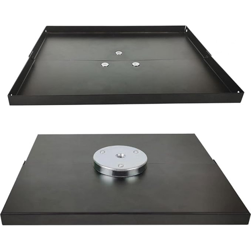 POHOVE Laptop Notebook Pallet Projector Tray Holder Foldable Projector Tripod Tray Platform Holder Palette for Tripod Stand Palette DJ Equipment Mixer Amplifier Devices (Black)