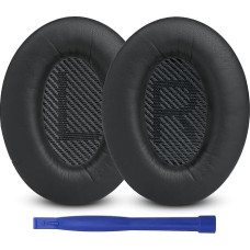 Replacement Ear Pads for Bose QC35 Compatible with QuietComfort 35 (QC35) and Quiet Comfort 35 II (QC35 ii) Over-Ear Headphones (Black)