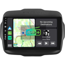 YUNTX [DAB-4G+64G] Android 12 Car Radio for Jeep Renegade (2015-2018)-[Integrated DAB+/CarPlay/Android Car/DSP/GPS]-9 Inch IPS 2.5D Touch Screen MIC+Camera USB/MirrorLink/Steering Wheel