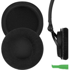 Geekria Comfort Velours-Ohrpolster für Sony MDR-V150 V200 V250 V300 V400 ZX300-Kopfhörer, Ersatz-Ohrpolster/Ohrmuscheln/Ohrabdeckung, Headset-Ohrpolster-Ersatzteile (schwarz)