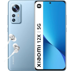 Xiaomi 12X Smartphone + Headphones, 8 + 256 GB Mobile Phone without Contract, 6.28 Inch 120 Hz AMOLED Display, Snapdragon 870, 50 MP Triple Camera in Professional Quality, 4500 mAh, Blue