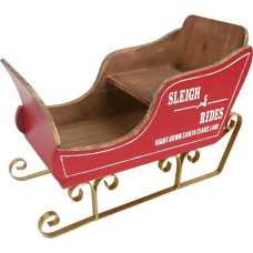 All Chic Santa Sleigh Vintage Red Christmas Decorations Christmas Table Decoration Garden Ornaments Outdoor Christmas Boxes for Gifts Christmas Crafts