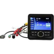 Bluetooth Marine Receiver Stereo Marine Boat Radio Stereo Marine Car Digital Media Stereo Receiver MP3 MP5 Media Player Waterproof Lossless Music for Yachts Trucks Vans