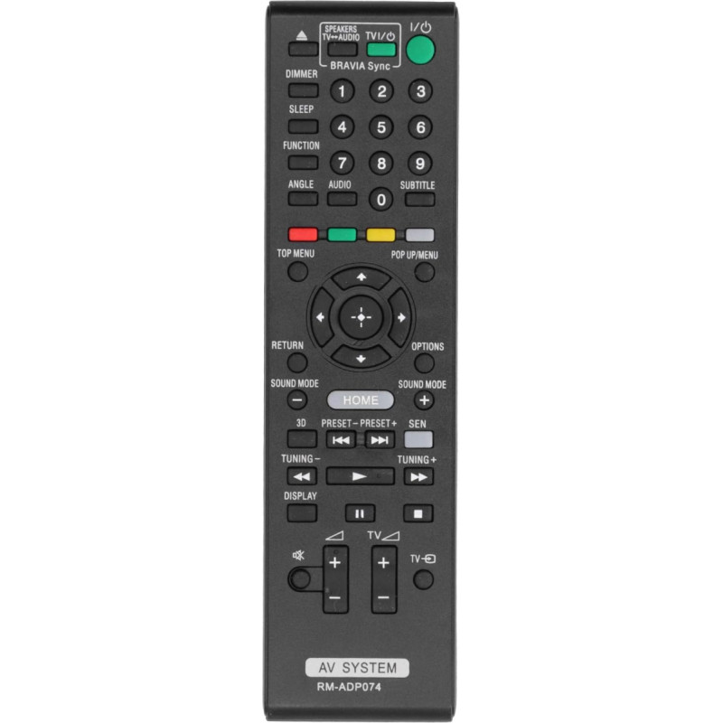 VBESTLIFE RM-ADP074 Remote Control AV System Remote Control Replacement for Sony BDV-E190 BDV-E290 BDV-E490 BDV-E690 BDVE190 BDVE290 BDVE490 BDVE690