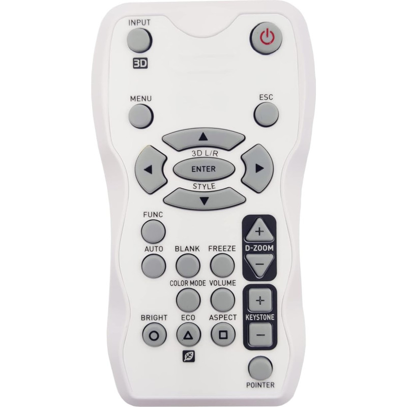 Leankle Remote Control YT-120 for Casio Projectors XJ-H1600, XJ-H1650, XJ-H1700, XJ-H1750, XJ-H2600, XJ-H2650, XJ-M140, XJ-M145, XJ-M150, XJ-M155, XJ-M240 XJ-M245, XJ-M250, XJ-M255, XJ-ST145 ST155