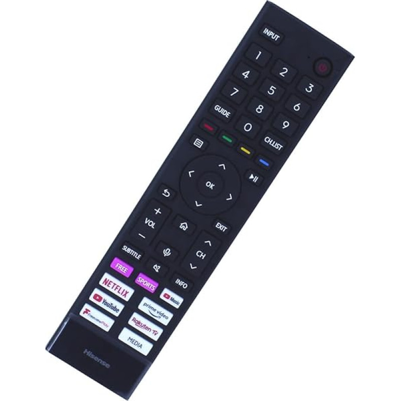 Original ERF3A80 TV Remote Control Voice Compatible with Hisense 2021-23 4K UHD LED