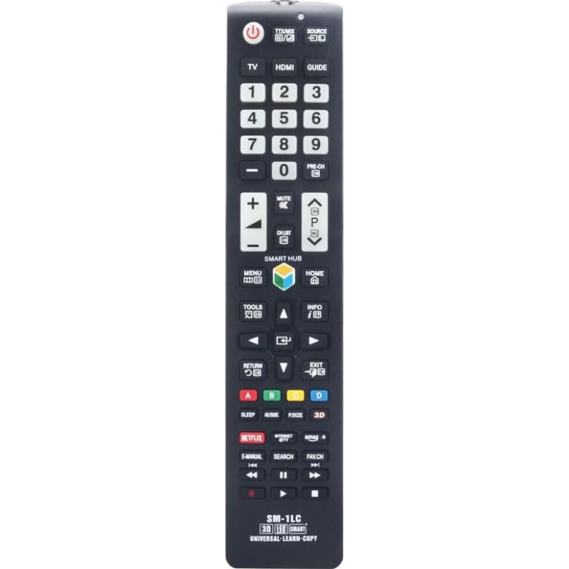 Universal Remote Control for Samsung with Netflix, Prime Video Rakuten for Samsung Smart TV LCD LED UHD QLED 4K HDR