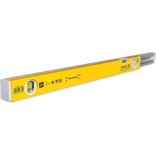 STABILA Telescopic Spirit Level Type 80 T, 63 - 105 cm, Aluminium Profile with Telescopic System, 1 Horizontal Level, 1 Vertical Level, Integrated Slip Stopper, Made in Germany
