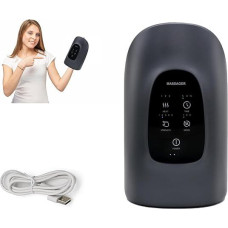 Elektrinis rankų masažuoklis su šilumos funkcija ir kompresija, 3 šilumos nustatymai, 5 intensyvumo lygiai, 3 masažo režimai, lietimui jautraus ekrano rankų masažuoklis artritui ir riešo tuneliams