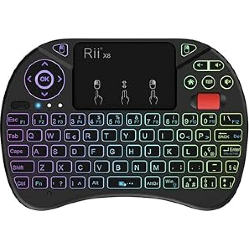 Rii Mini X8 Wireless (Italian QWERTY Layout) F1 OTG Cable