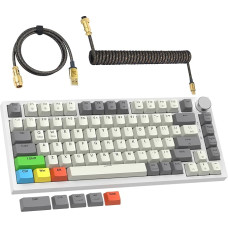 LexonElec x Attack Shark K85 magnetinio jungiklio mechaninė klaviatūra, greitas paleidimas, debesų tvarkyklė, 