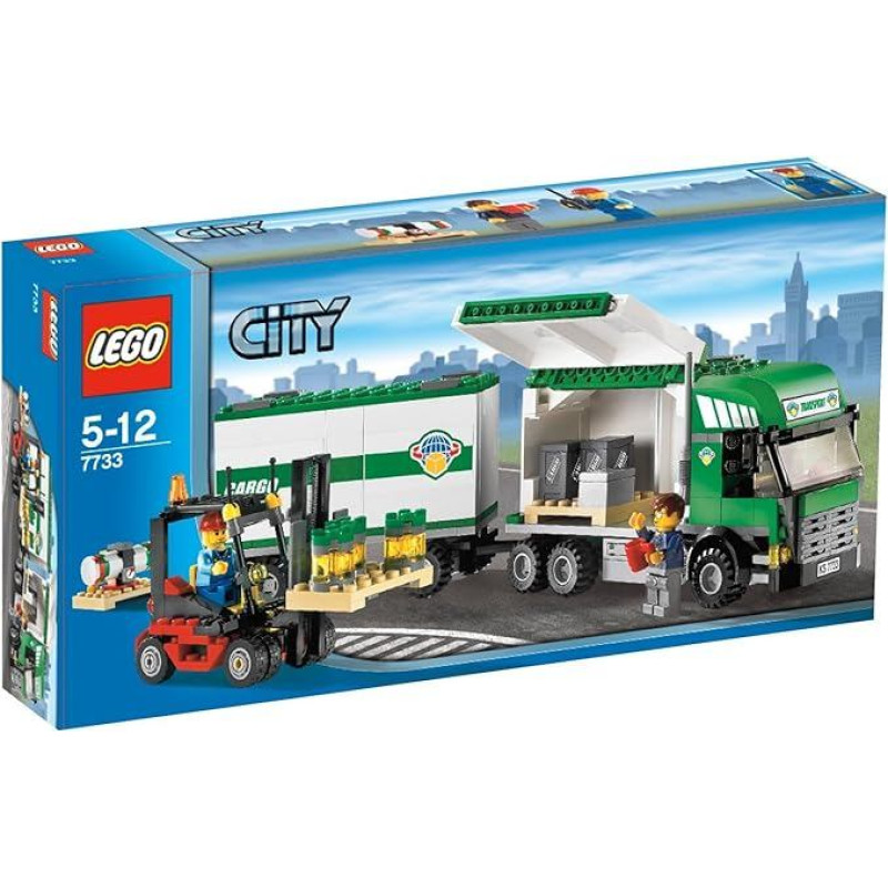 LEGO City 7733 Krovininis sunkvežimis ir krautuvas