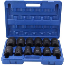 1 Inch Impact Wrench Nut Set, 12-Piece Socket Set 24/26/27/29/30/32/33/34/35/36/38/41 mm, Hex Nuts, Socket Set with 1 Inch Drive (1 Inch 24-41 mm)