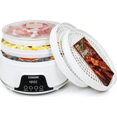 COSORI Dehydrator for More Options, Food Dehydrator with 5 Stackable and Removable Trays, Adjustable Height, Temperature Control (35-75 °C), BPA-Free, 350 W, White