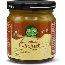 Nature's Charm Coconut Caramel Dessert Sauce - kokosų padažas - idealiai tinka saldiems pagardams - 1 x 200g