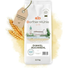 Spelt Smoked Flour [2.5 kg] - Traditional Flour for Rustic Spelled Breads and Rolls, Swiss Bürli and Savoury Baked Goods - 100% Spelt without Additives