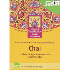 Salus Chai Ajurvedinė prieskoninė arbata, 3 pakuotės (3 x 30 g) - ekologiška