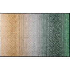 wash+dry Doormat Green Desert 115 x 175 cm Washable for Indoor and Outdoor Use