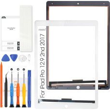 Arbilato Touchscreen für iPad Pro 12.9 2017 2nd Digitizer Touchscreen Ersatzglas Scheibe Reparaturteile für iPad A1671 A1670 (kein LCD) (weiß)