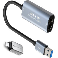 Vaizdo įrašymo kortelė, 4K Cam Link kortelė, HDMI į USB įrašymo kortelė, 1080P 60HZ, vaizdo įrašymo įrenginys žaidimams, transliacijai, suderinamas su 