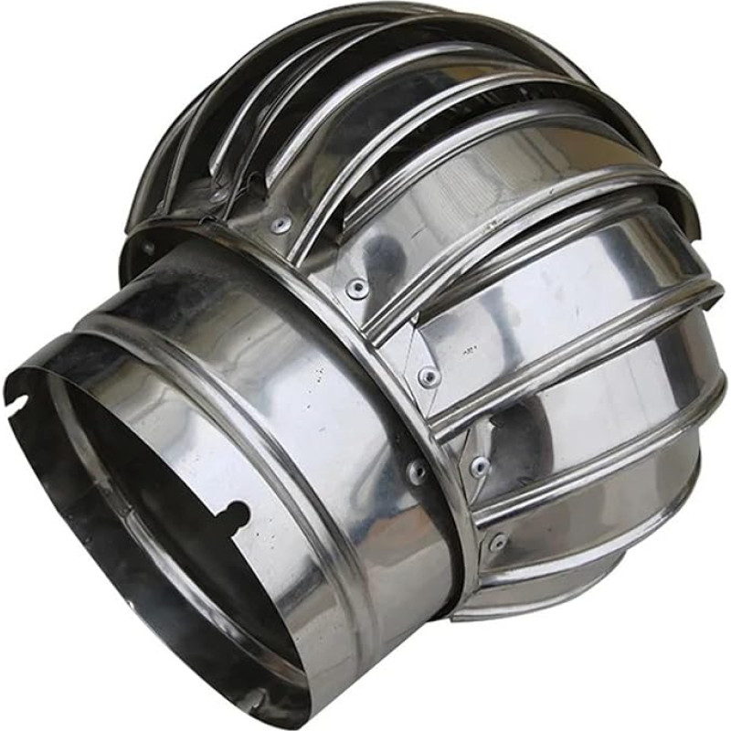 EDEDE Abluftventilator, Edelstahl-Dachventilator Vėjo ventiliacijos sistema Dachbodenventilator 110 mm Pipefit Dachlüfter