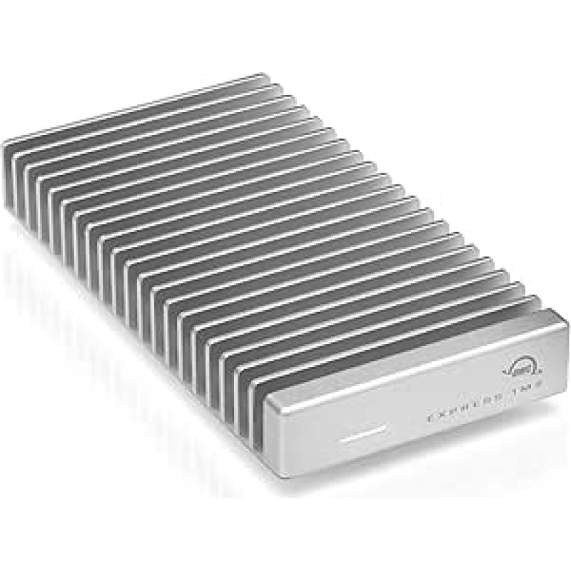 OWC 2TB External SSD Drive with Aluminum Heatsink Enclosure Portable NVMe Thunderbolt (USB-C) USB4 Ultra Fast External SSD Drive