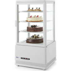 Arktic Set glazed refrigerated display case 68L 3 shelves white Hendi 233634