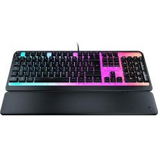 Turtle Beach Magma Membrane RGB Gaming Keyboard with Membrane Keys, Advanced Anti-Ghosting, Easy-Shift Technology, RGB Lighting, Removable Wrist Rest