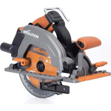 Evolution Power Tools R185CCS-Li Cordless Brushless Circular Saw 18 V Li-Ion Includes TCT Multi-Material Blade, Cuts Wood, Metal, Plastic & More, Guide Included, Battery Not Included, 185 mm