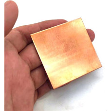 Flat Sheet Copper Blanks, 300 mm x 300 mm, T2 Copper Sheet Thickness, Copper Plate, CNC Frame, Model Shape, DIY Construction Pad Square Materials (Size : 0.5mm, Color : 300x300mm)