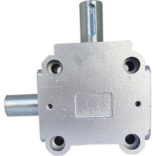 CEHJZQRPL 1 Stück 90-Grad-Lenkkommutator, 2,5 Modul, 16 Zähne, Kegelrad, rechtwinkliges Lenkgetriebe, 20 mm Durchmesser, Wellenreduzierer-Modifikation