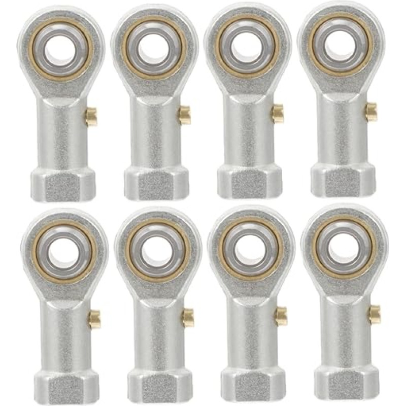 JECOMPRIS Pack of 8 Bearing Threaded Ball Joint Joint CNC Equipment with Internal Thread Connection Sports Equipment Sports Equipment Pressure Press PHS5 Connector Component Copper Based