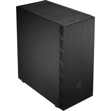 Cooler Master MasterBox MB600L V2 - PC Case with Side Mesh Inlets, Improved Cooling and Internal Clearance, Vented Power Supply Cover, Brushed Steel Front Panel