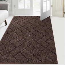 FCSDETAIL Dirt Trapper Mat Indoor 86 x 150 cm, neslystantis kilimėlis, skalbiamas, švarus, sugeriantis durų kilimėlis, skirtas šunims, įėjimui, priekinėms durims ir prieškambariui