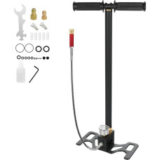 PCP Pistolenpumpe, 3-stufige Handpumpe, 6000 PSI Hochdruck, Steigbügelpumpe mit hochwertigem Edelstahl für PCP-Zylinder-Luftpistole, Tauchtank, Paintball